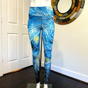 VAN GOGH museum of fine arts leggings, size small